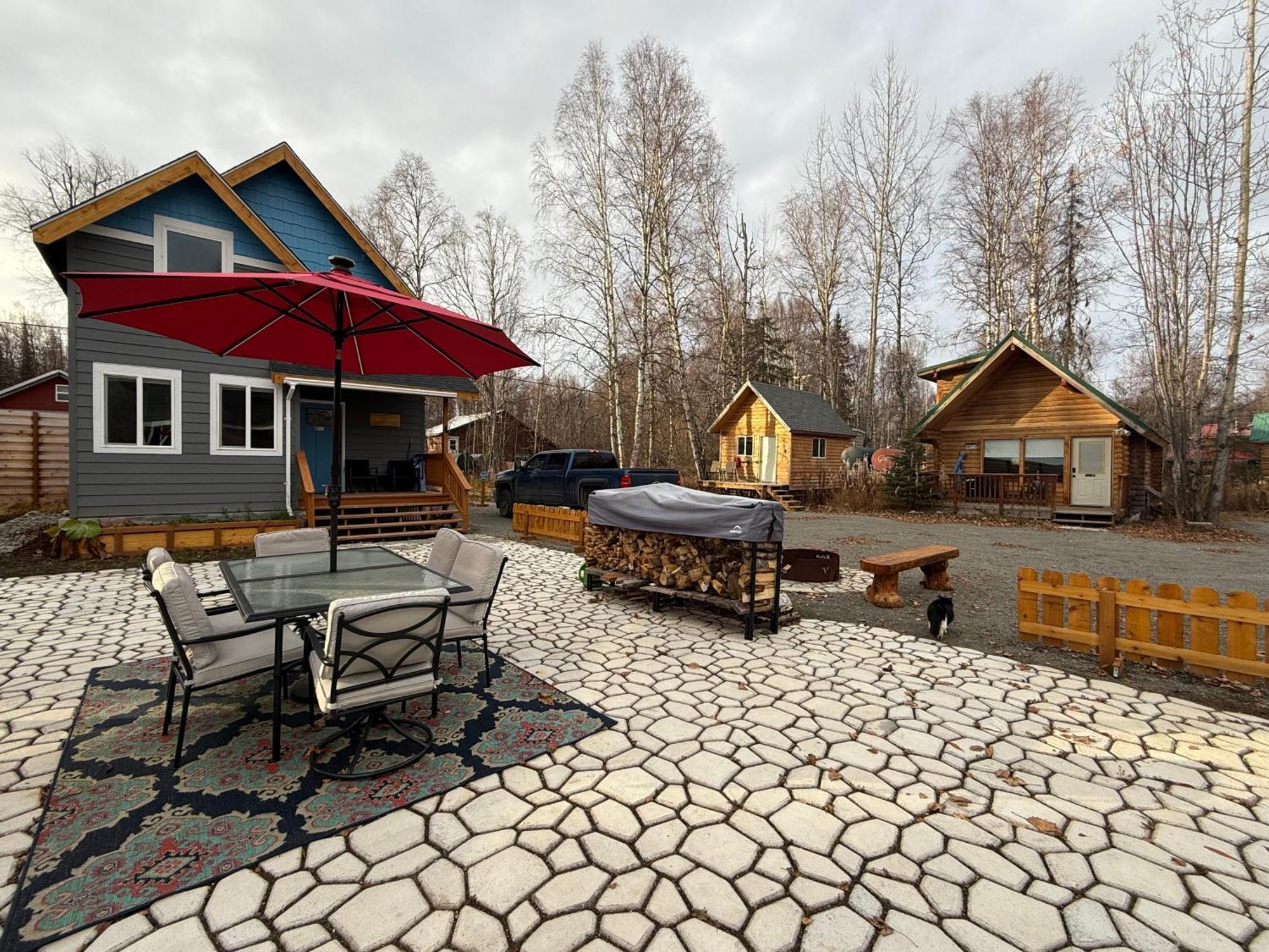 Talkeetna Log Cabin With Hot Tub Unit 2 Zewnętrze zdjęcie
